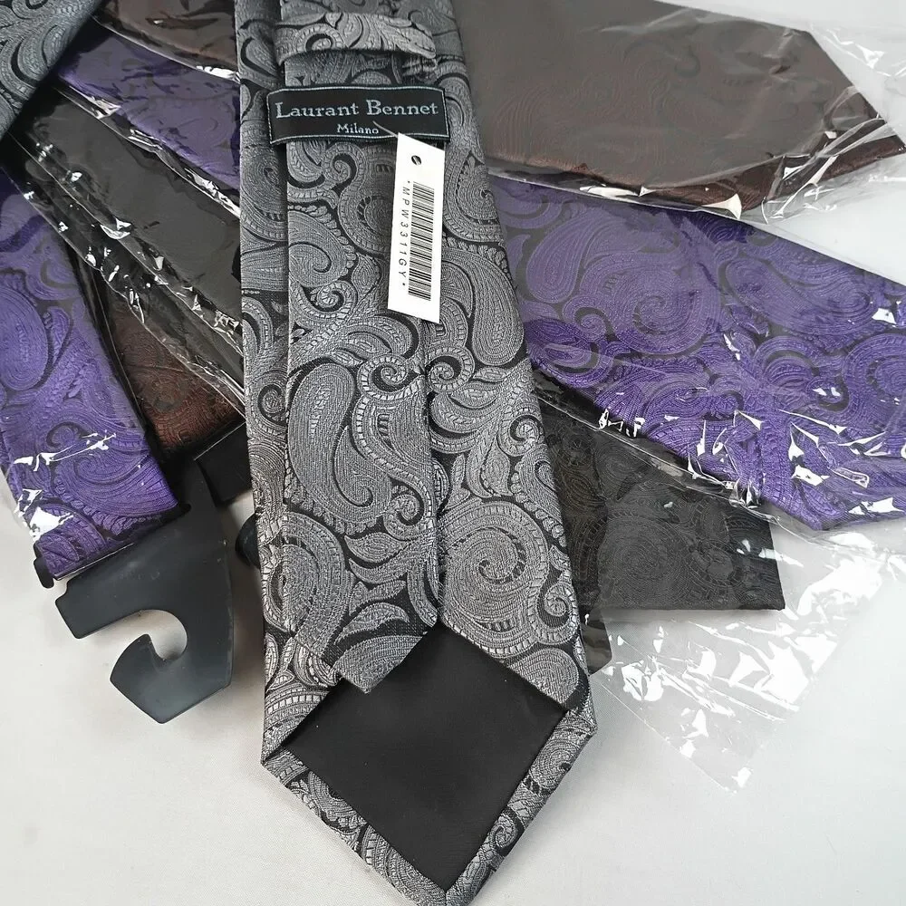 Lot Of 4 Laurant Bennet Milano‎ Paisley Woven 48